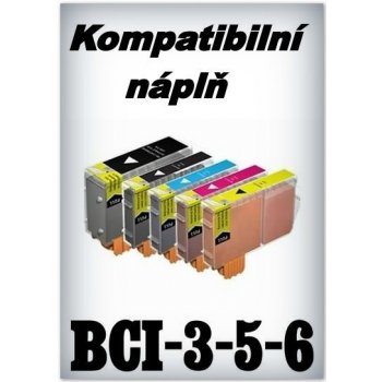 Handsome Canon - Náplň do tiskárny BCI-3, BCI-5, BCI-6 - cyan - kompatibilní
