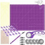 Sada na patchwork a šití Texi Craft fialová 60X45 – Sleviste.cz