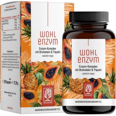 Naturtreu Prospěšný enzym Selen, bromelain, papain a rutin, 120 kapslí – Zboží Mobilmania