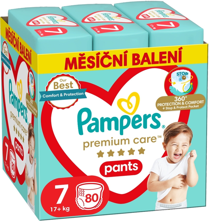 Pampers Active Pants 7 80 ks