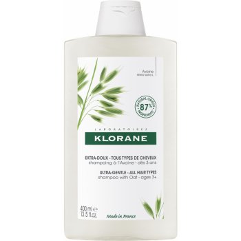 Klorane Avoine šampon s ovesným mlékem 400 ml