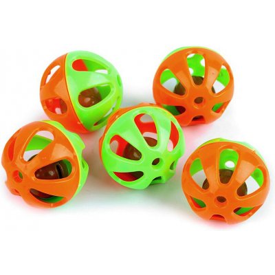 Chrastítko kulička Ø36 mm - mix (5 ks) – Sleviste.cz
