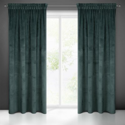 EUROFIRANY ZATEMŇOVACÍ ZÁVĚS NA PÁSCE ELIZA 140X300 CM TMAVĚMÁTOVÁ – Hledejceny.cz