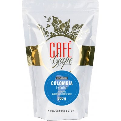 Café Gape COLOMBIA Excelso mletá mocca konvička středně hrubé mletí 0,5 kg