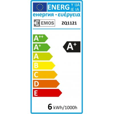 Emos LED žárovka MINI GLOBE, 6W/40W E27, NW neutrální bílá, 470 lm, Classic, F – Hledejceny.cz