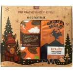 Grumpy Mule Vánoční balíček Kick Ass Arabica 0,2 kg a BIO hořká čokoláda 72% zrnková 0,1 kg – Hledejceny.cz