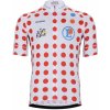 Cyklistický dres BONAVELO TOUR DE FRANCE 2024 - bílá/červená