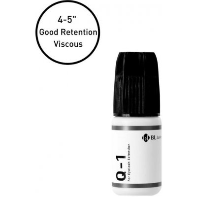 BL Lashes lepidlo Q1 ŠETRNÉ STŘEDNĚ SILNÉ S OBSAHEM LATEXU 5 g – Zboží Dáma
