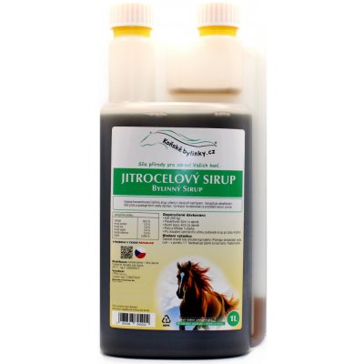 Koňské bylinky Bylinný sirup jitrocel 1 l – Hledejceny.cz
