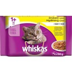 Whiskas drůbeží výběr v želé 4 x 85 g – Zbozi.Blesk.cz