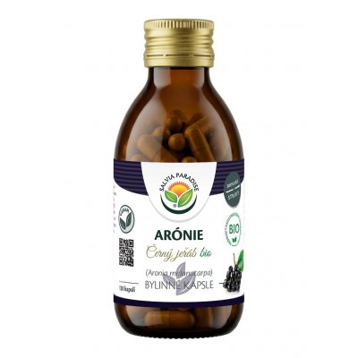 Salvia Paradise Arónie Černý jeřáb Bio 120 kapslí – Hledejceny.cz