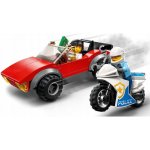 LEGO® City 60392 Honička auta s policejní motorkou – Sleviste.cz
