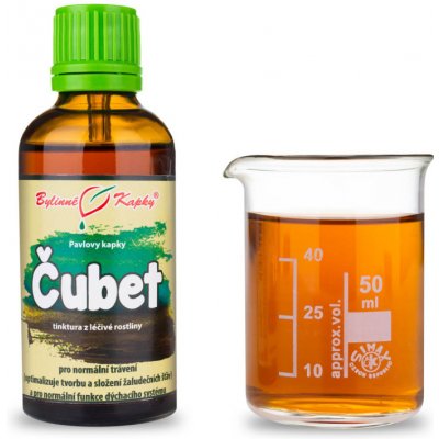 Bylinné kapky tinktura Čubet benedikt nať 50 ml – Hledejceny.cz