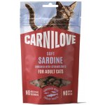 CARNILOVE Cat SOFT Snack Sardine enriched with Strawberry 50 g – Hledejceny.cz