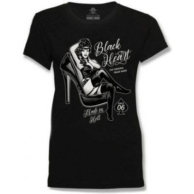 tričko street BLACK HEART FETISH černá – Hledejceny.cz