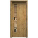 Sapeli Elegant Komfort M60 posuvné dub sukatý 70 x 210 cm Planibel bronz – Hledejceny.cz