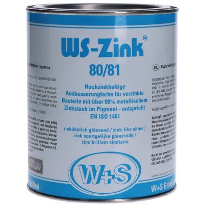 Zinková barva WS-Zink® 80/81 s obsahem zinku 90%, 0,5L.