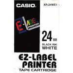 Casio černý tisk/bílý podklad, 8m, 24mm XR-24WE1 – Hledejceny.cz