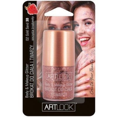 Art Look Třpytivý bronzový rozjasňovač na tělo a obličej 50 g roll-on – Zboží Dáma