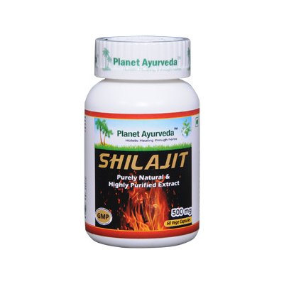 Planet Ayurveda Shilajit MUMIO extrakt 6:1 500 mg 60 kapslí