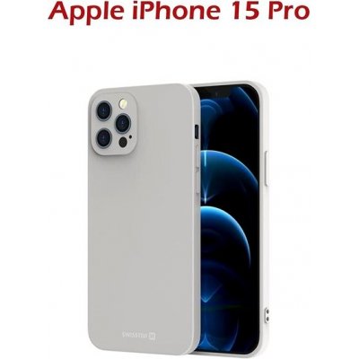 Pouzdro Swissten Soft Joy Apple iPhone 15 Pro kamenně šedé