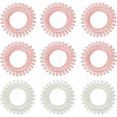 BeastPink Set spirálových gumiček do vlasů 9 ks pink – Zboží Dáma