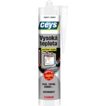 CEYS Silikon acetát vysoká teplota 280g černý