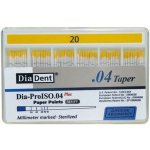 DiaDent ProISO Plus papírové čepy .04 / 28mm (ISO 20), 100ks – Hledejceny.cz
