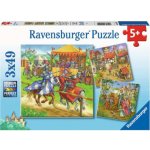 RAVENSBURGER Rytířský turnaj 3 x 49 dílků – Sleviste.cz