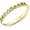 Prsteny Lillian Vassago Zlatý prsten se srdíčky LLV98 GR031Y