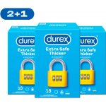 Durex Extra Safe 2+1 54 ks – Zboží Mobilmania