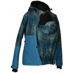 Shara softshellová členěná zimní bunda pro přední nošení kratší petrolej/obloha/černá – Zboží Dáma