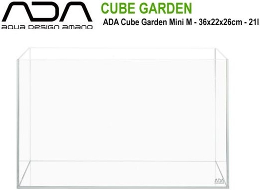 ADA Cube Garden Mini M 36 x 22 x 26 cm, 21 l
