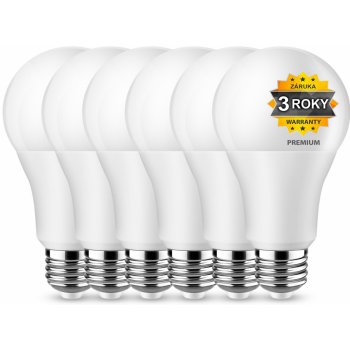 Berge LED žárovka A60 E27 10W 800Lm teplá bílá 5+1