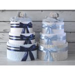 dortNEdort Třípatrový plenkový dort zdobený medvídkem nebo sloníkem usínáčkem – Sleviste.cz