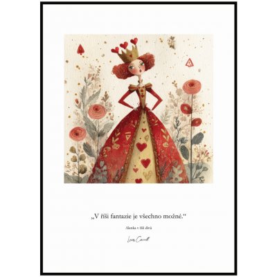 Jen tak z lásky Plakát Alenka v říši divů - Všechno je možné Rozměr plakátu: A4 (21 x 29,7 cm) – Zboží Dáma