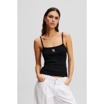 Karl Lagerfeld IKON PATCH TANK BLACK – Zboží Dáma