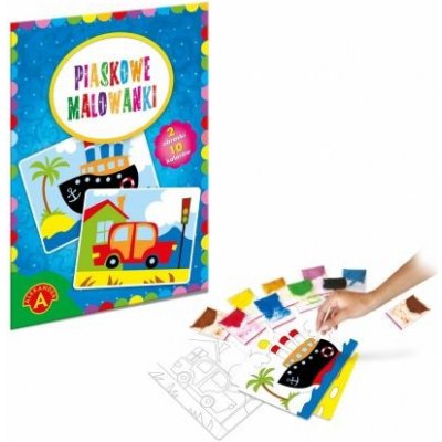 Alexander Creative Set Pískové malování Loď a auto 1882 ALX – Zbozi.Blesk.cz