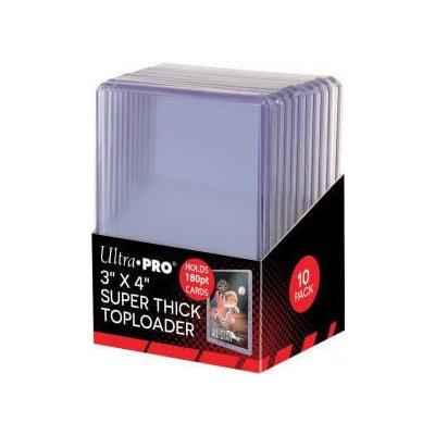 Ultra Pro Toploader 3x4 Super Thick 180PT Toploaders 10 ks – Zbozi.Blesk.cz