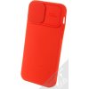 Pouzdro a kryt na mobilní telefon Apple Pouzdro 1Mcz CamShield Soft Apple iPhone 12 červené