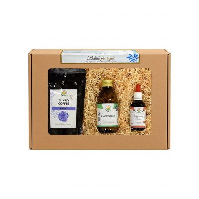 Salvia Paradise Dárkový balíček pro kojící matky: Phyto Coffee Basic 100 g + Šatavari BIO 120 kapslí + Anýz AF tinktura 50 ml – Hledejceny.cz