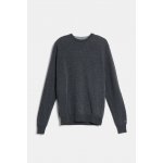Woolrich Lambswool Crewneck Grey Shadow – Zboží Mobilmania