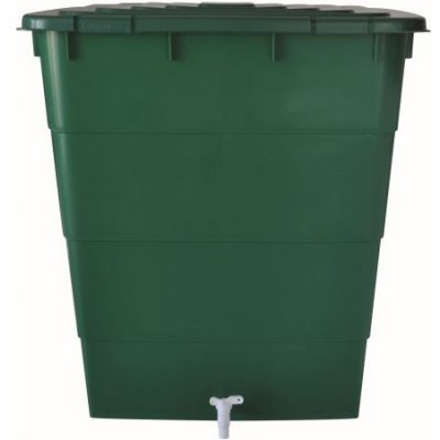 M.A.T. sud na dešť.vodu 300l PH hranatý s kohoutkem+víko – Zboží Dáma