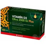 Glenmark VITAMÍN D3 Oliva 2000 IU Plus 60 kapslí – Hledejceny.cz