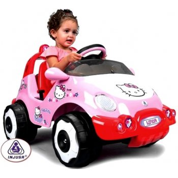 Injusa elektrické autičko Racing Car Hello Kitty