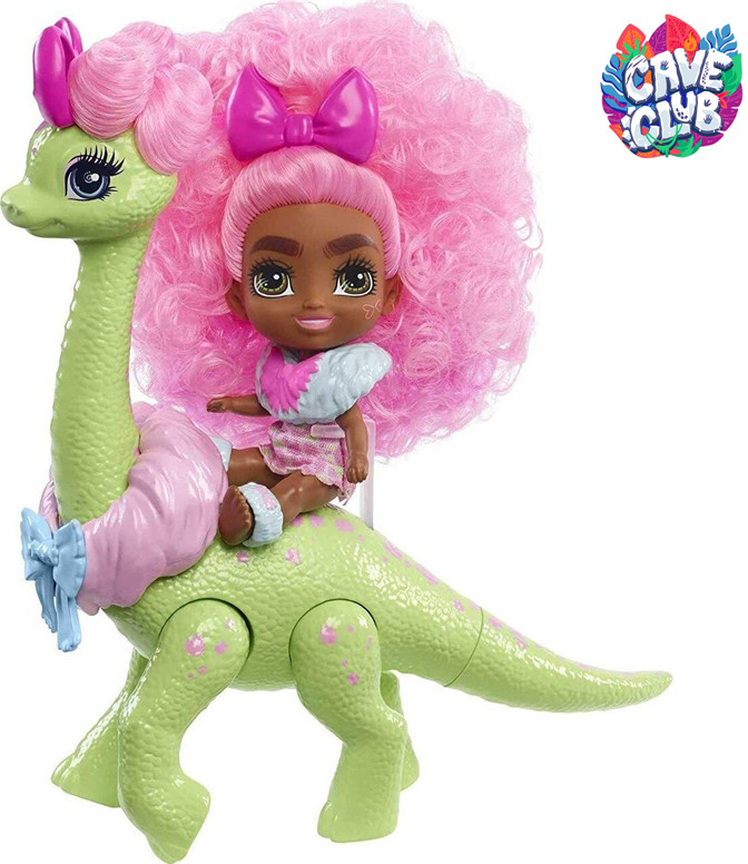 Mattel Cave Club dino se zvířátkem Diva Tot + Dino