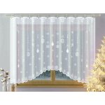 Hotová záclona žakárová Vánoční ozdoby cena od - 280 x 130 cm – Zboží Dáma