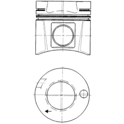 Píst KOLBENSCHMIDT 90220602 – Zboží Mobilmania