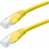 síťový kabel XtendLan PK-UTP6-0025-YEL Patch, Cat6, UTP, 0,25m, žlutý