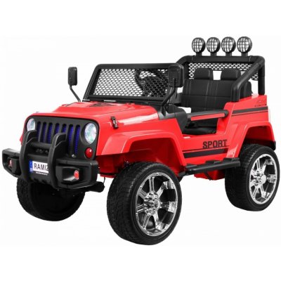 Mamido elektrické autíčko Jeep Raptor 4x4 R-PA.S2388.CR červená – Zboží Mobilmania